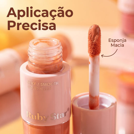 Blush Líquido Ruby Star – Coleção Solar | Escolha entre 6 Tons