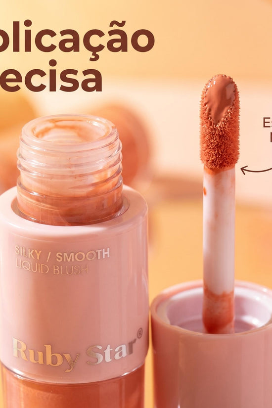Blush Líquido Ruby Star – Coleção Rosé | 6 Tons Elegantes
