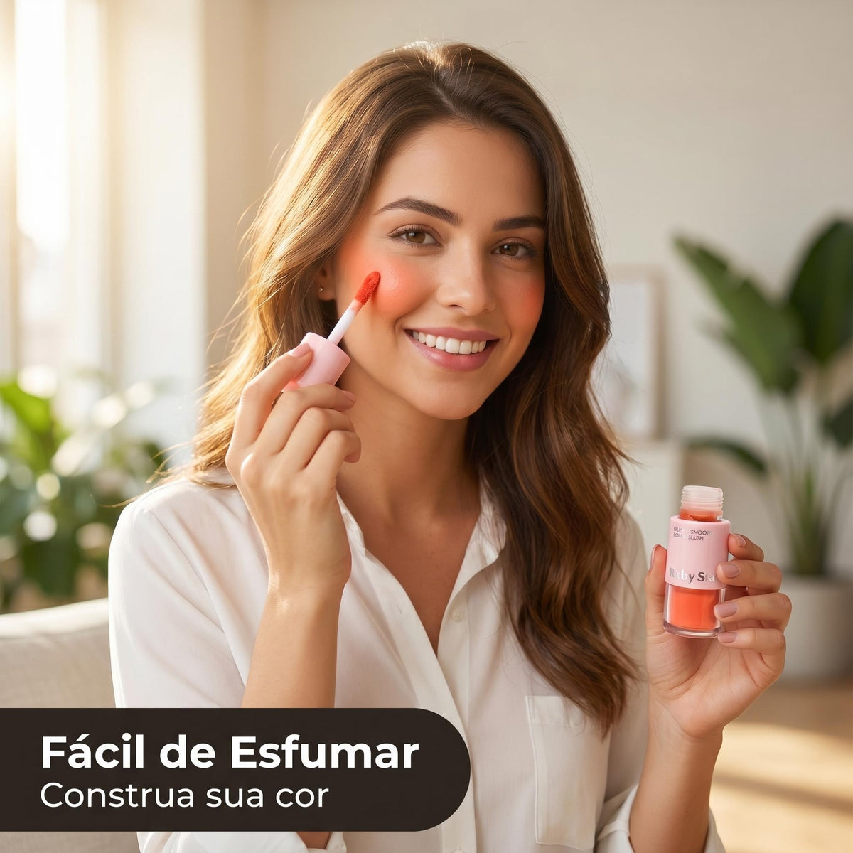 Blush Líquido Ruby Star – Coleção Rosé | 6 Tons Elegantes