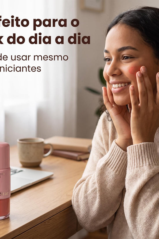 Blush Líquido Ruby Star – Coleção Rosé | 6 Tons Elegantes