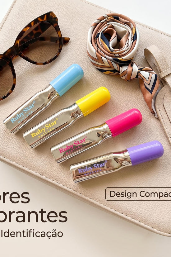 Kit Ruby Star com 4 Máscaras para Cílios – 4 Efeitos | 12 ml Cada