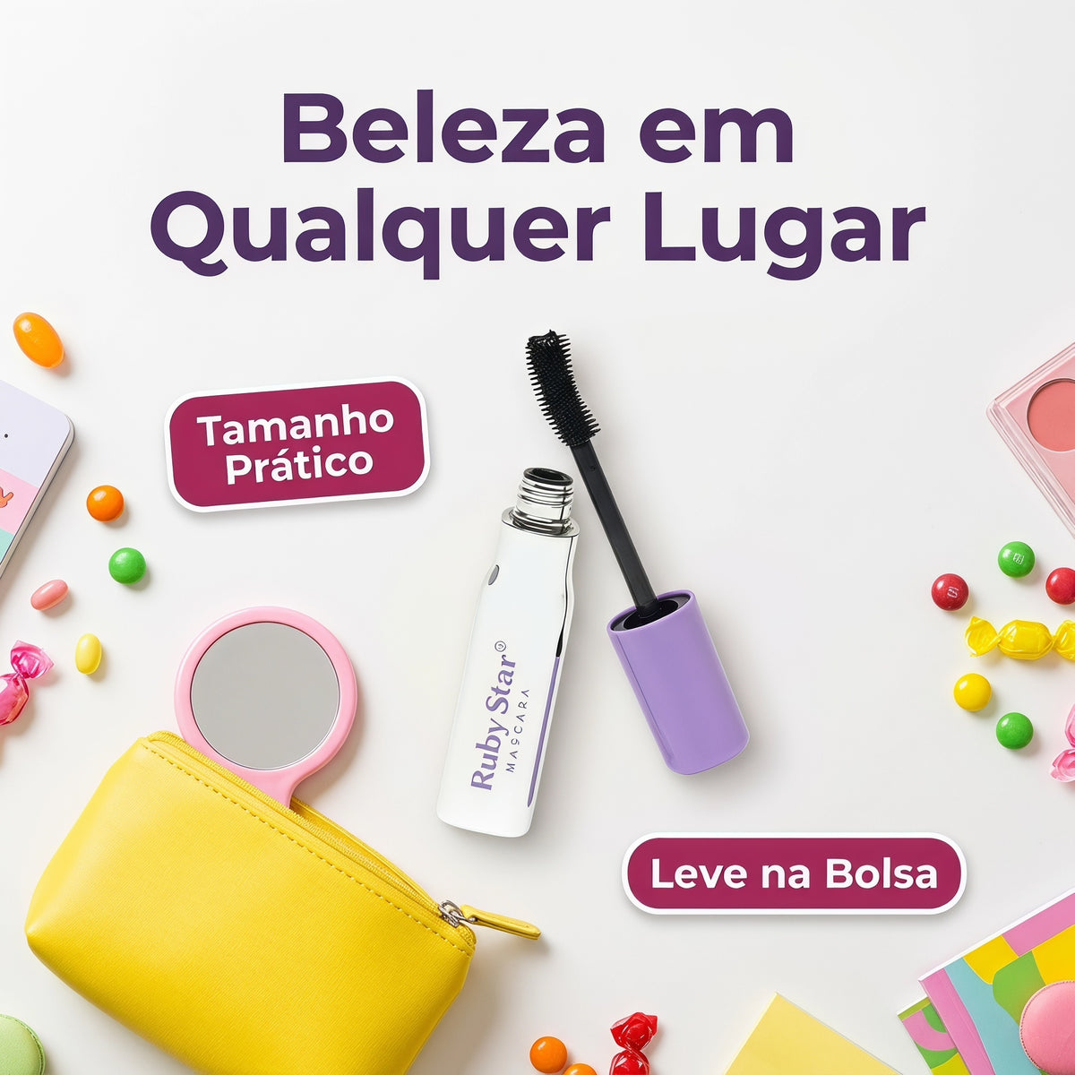 Kit Ruby Star com 4 Máscaras para Cílios – 4 Efeitos | 12 ml Cada