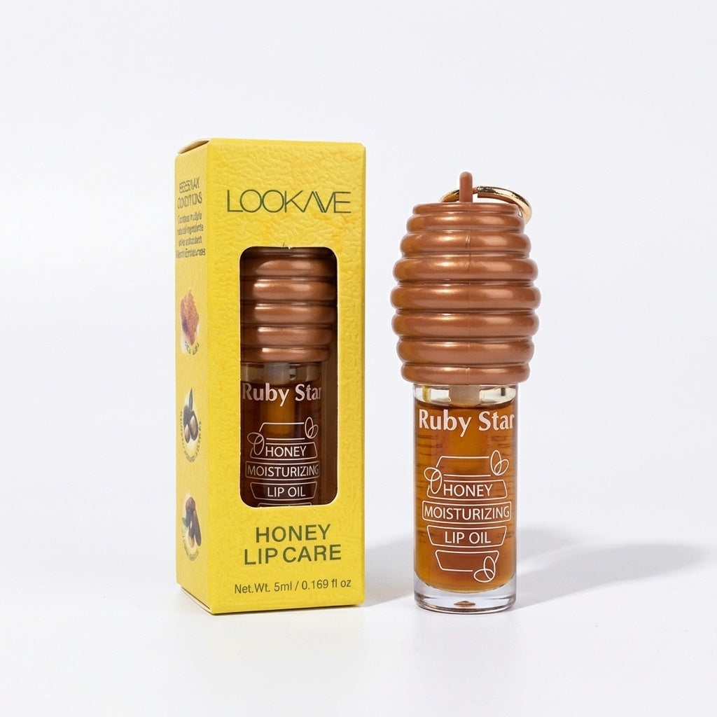 Óleo Labial Ruby Star com Mel e Vitamina E | 5 g