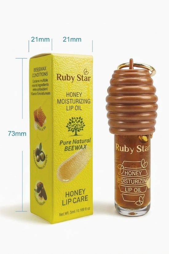 Óleo Labial Ruby Star com Mel e Vitamina E | 5 g