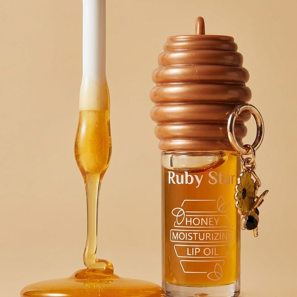 Óleo Labial Ruby Star com Mel e Vitamina E | 5 g